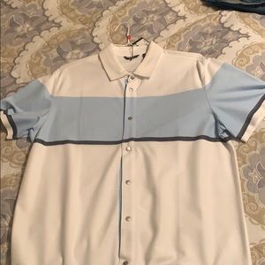 DKNY button down polo